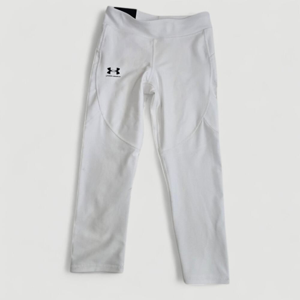 Under Armour NWT White Mid Rise Capri Athletic Compression Leggings XS